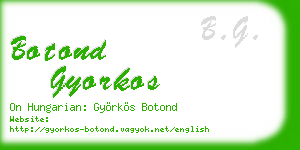 botond gyorkos business card